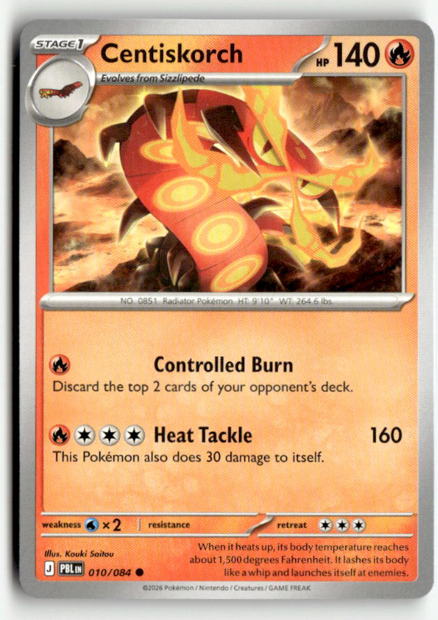 Centiskorch | Near Mint / English / Normal