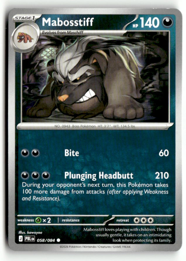 Mabosstiff | Near Mint / English / Normal