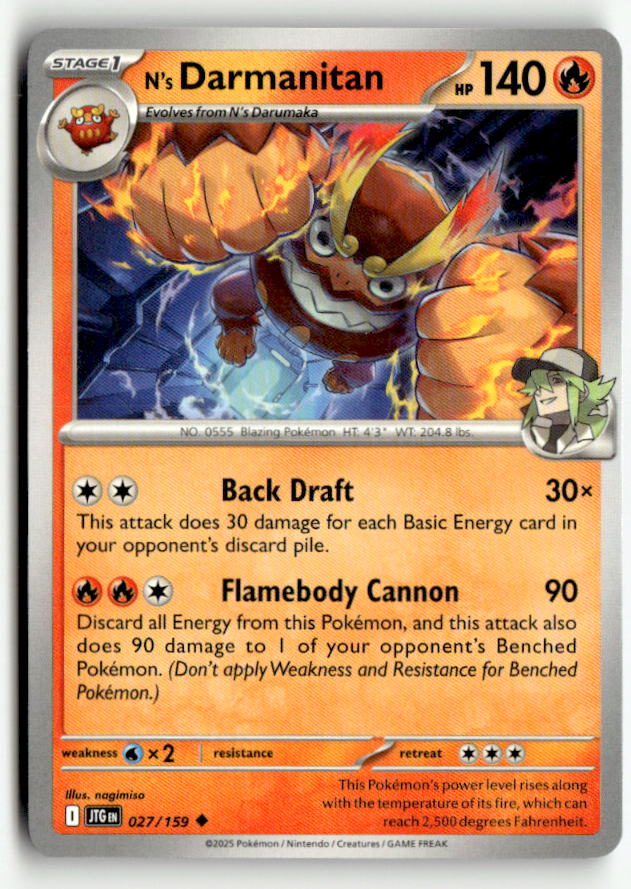 N's Darmanitan - 027/159