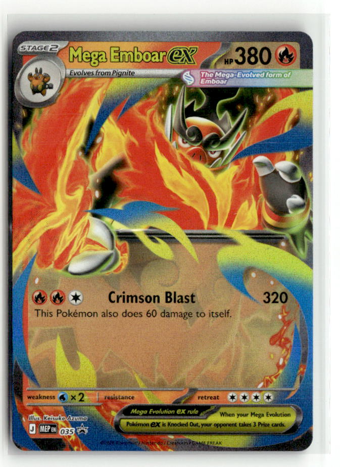 Mega Emboar ex - 035 | Near Mint / English / Holofoil