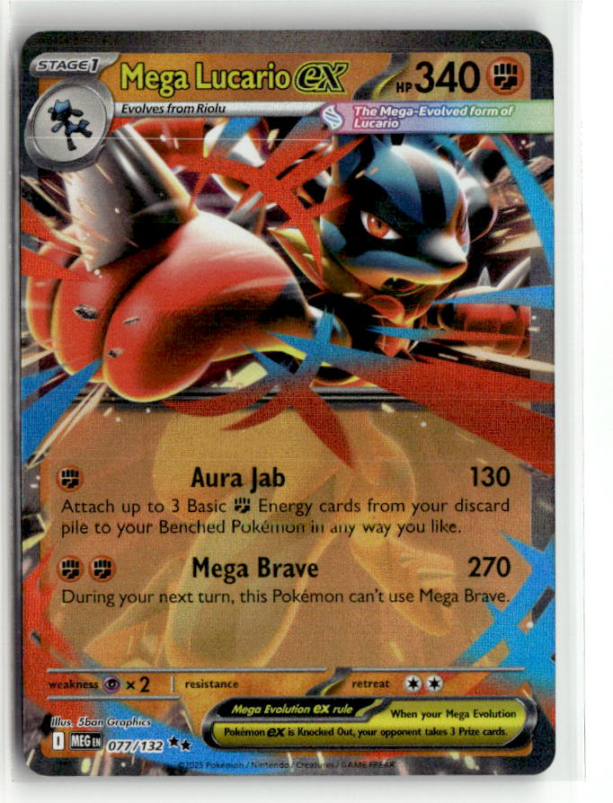 Mega Lucario ex - 077/132