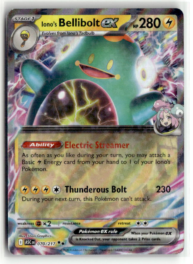 Iono's Bellibolt ex - 070/217