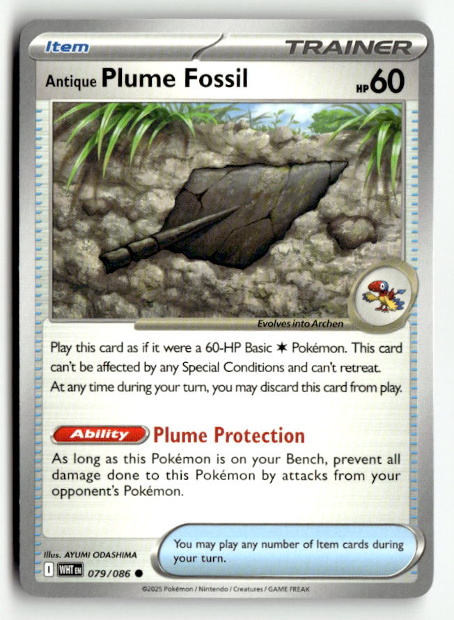 Antique Plume Fossil