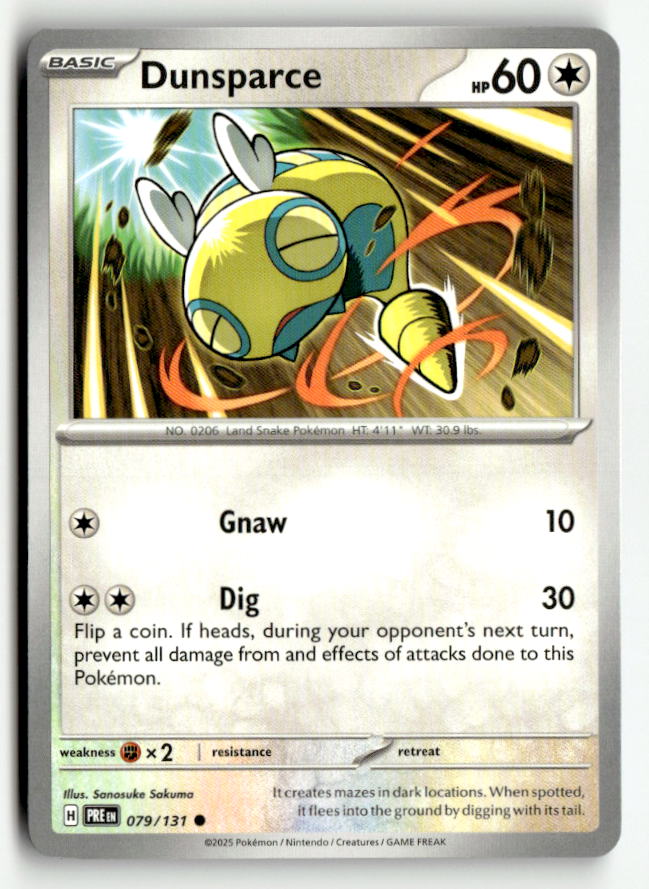 Dunsparce | Near Mint / English / Normal