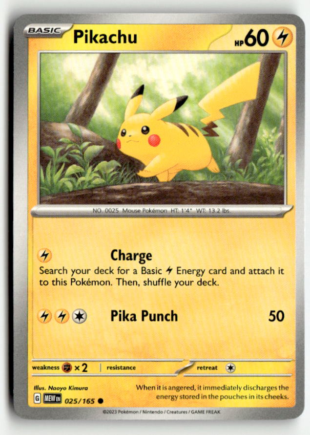 Pikachu - 025/165