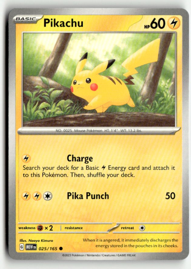 Pikachu - 025/165