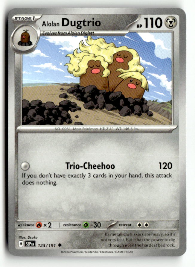 Alolan Dugtrio - 123/191