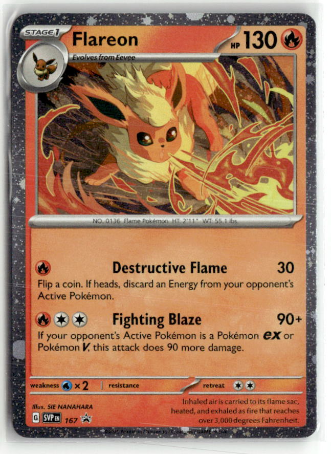 Flareon - 167 (Cosmos Holo)