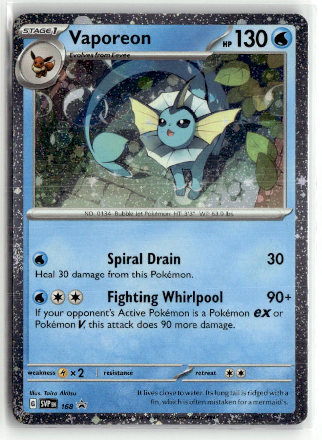 Vaporeon - 168 (Cosmos Holo)