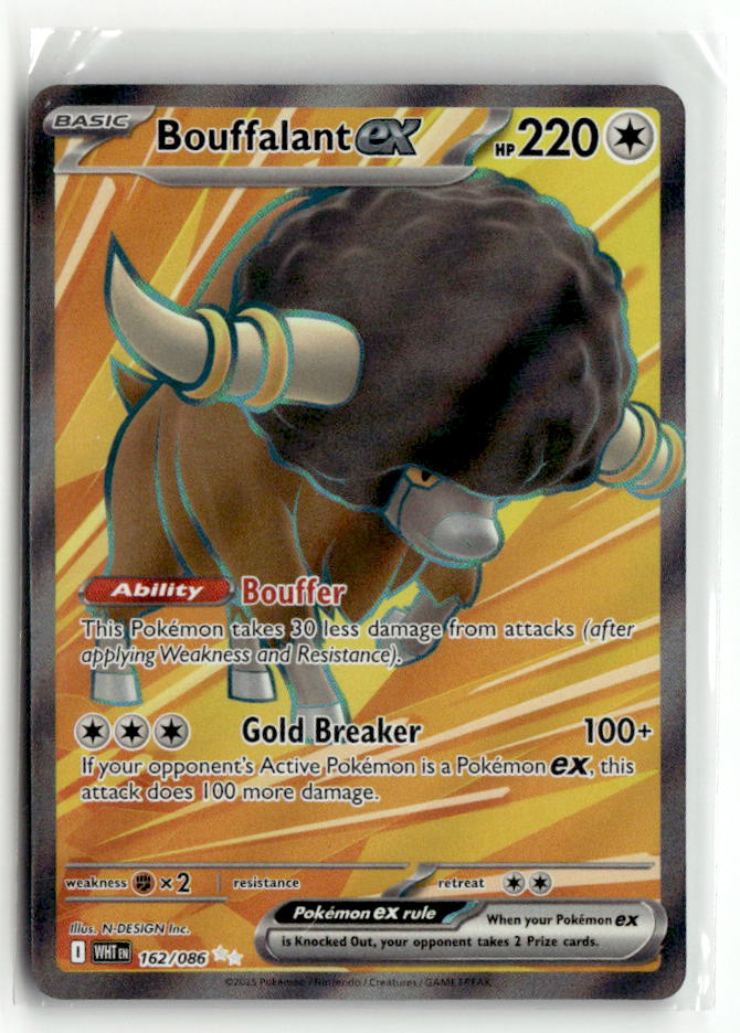 Bouffalant ex - 162/086 | Near Mint / English / Holofoil