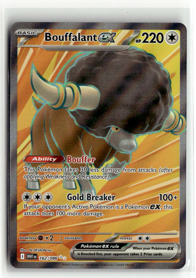 Bouffalant ex - 162/086 | Near Mint / English / Holofoil