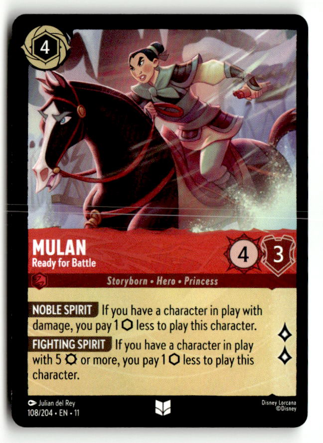 Mulan - Ready for Battle | Near Mint / English / Normal