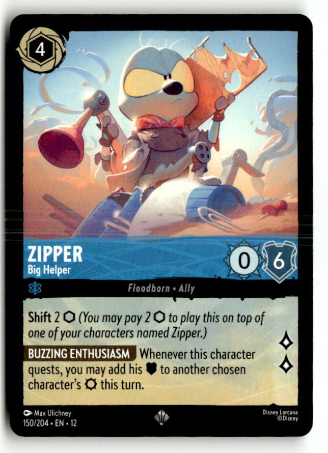 Zipper - Big Helper | Near Mint / English / Normal
