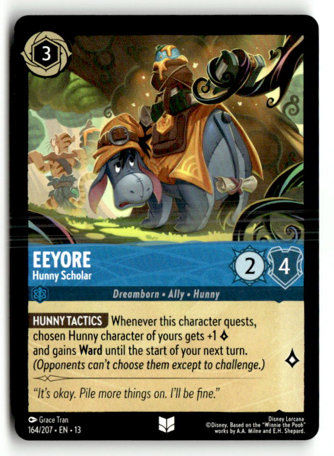 Eeyore - Hunny Scholar | Near Mint / English / Normal