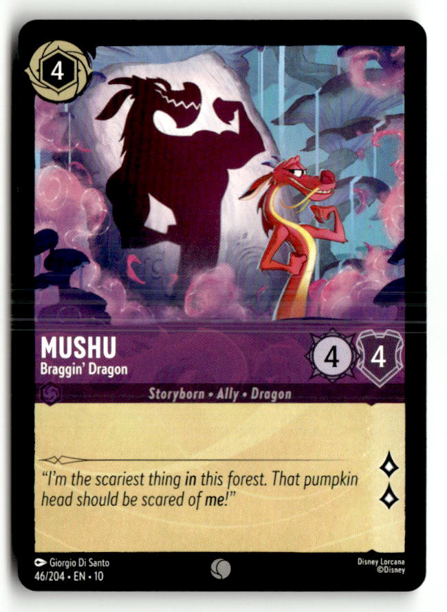 Mushu - Braggin' Dragon | Near Mint / English / Cold Foil