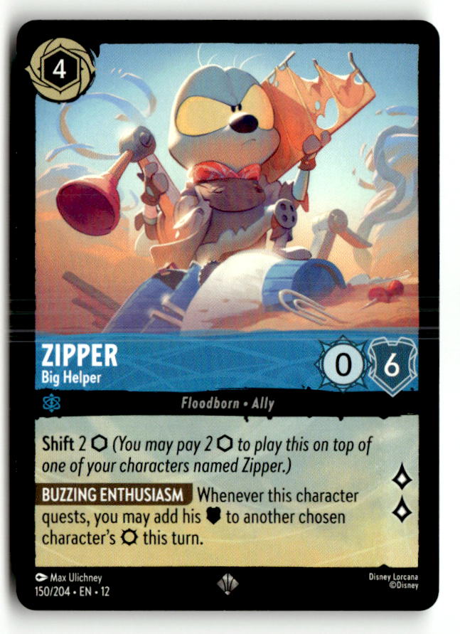 Zipper - Big Helper | Near Mint / English / Cold Foil