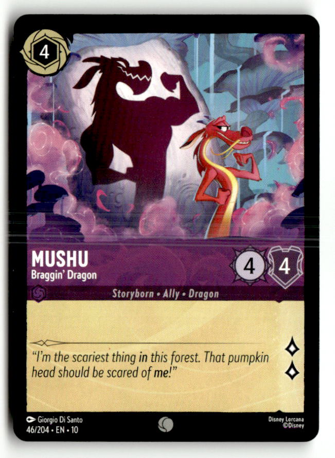 Mushu - Braggin' Dragon | Near Mint / English / Normal