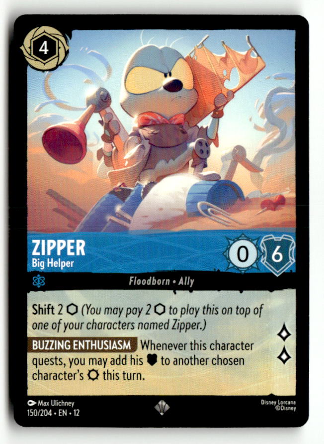 Zipper - Big Helper | Near Mint / English / Normal