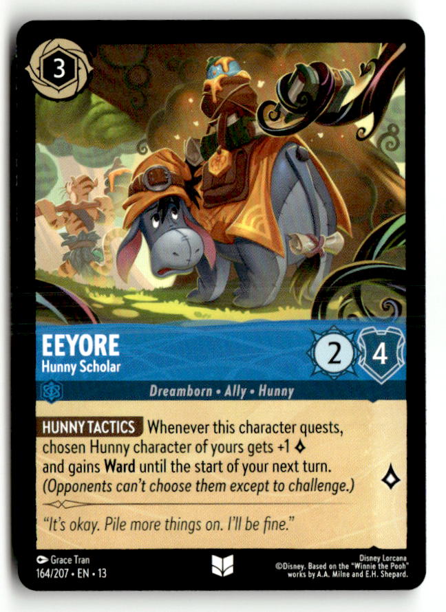 Eeyore - Hunny Scholar | Near Mint / English / Normal