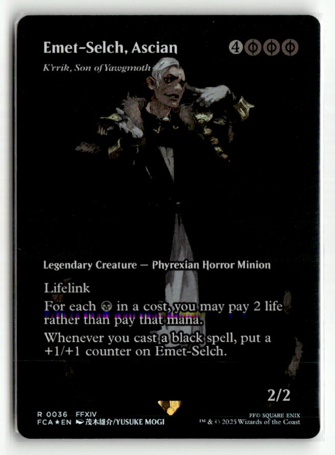Emet-Selch, Ascian - K'rrik, Son of Yawgmoth (Showcase)