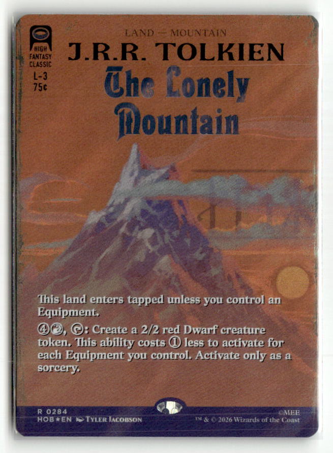 The Lonely Mountain (Borderless)