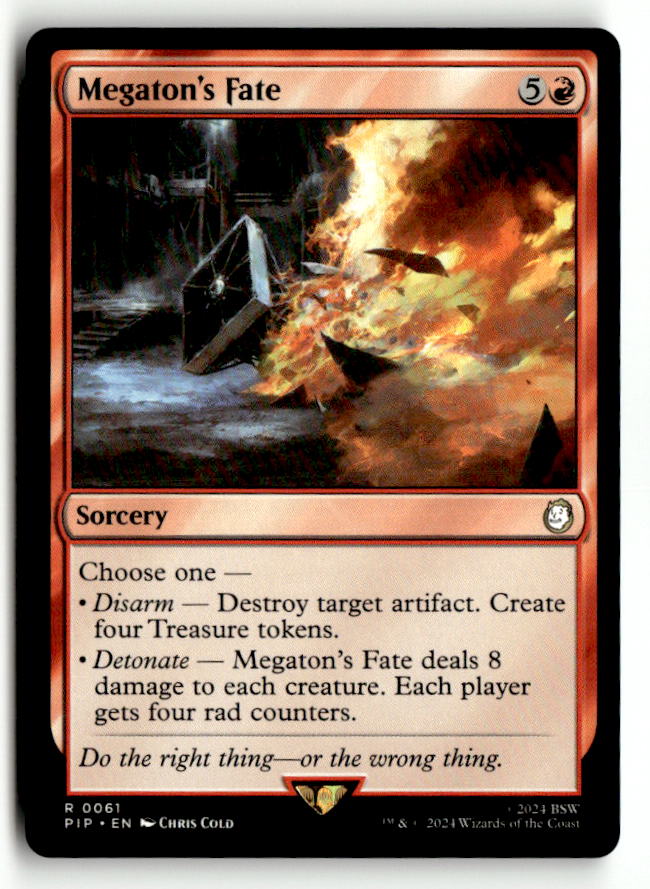 Megaton's Fate