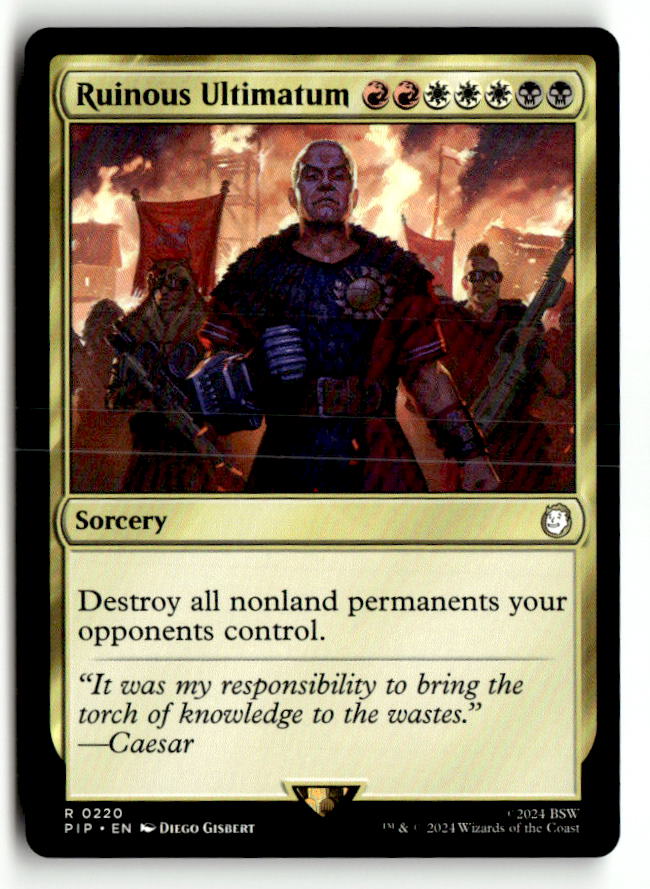 Ruinous Ultimatum