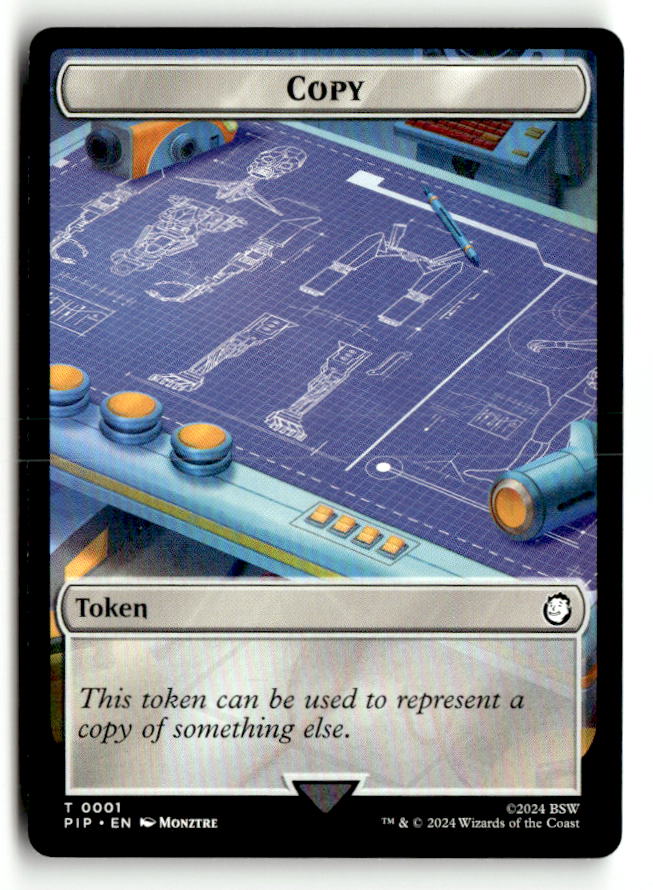 Copy // Human Soldier Double-Sided Token | Near Mint / English / Normal