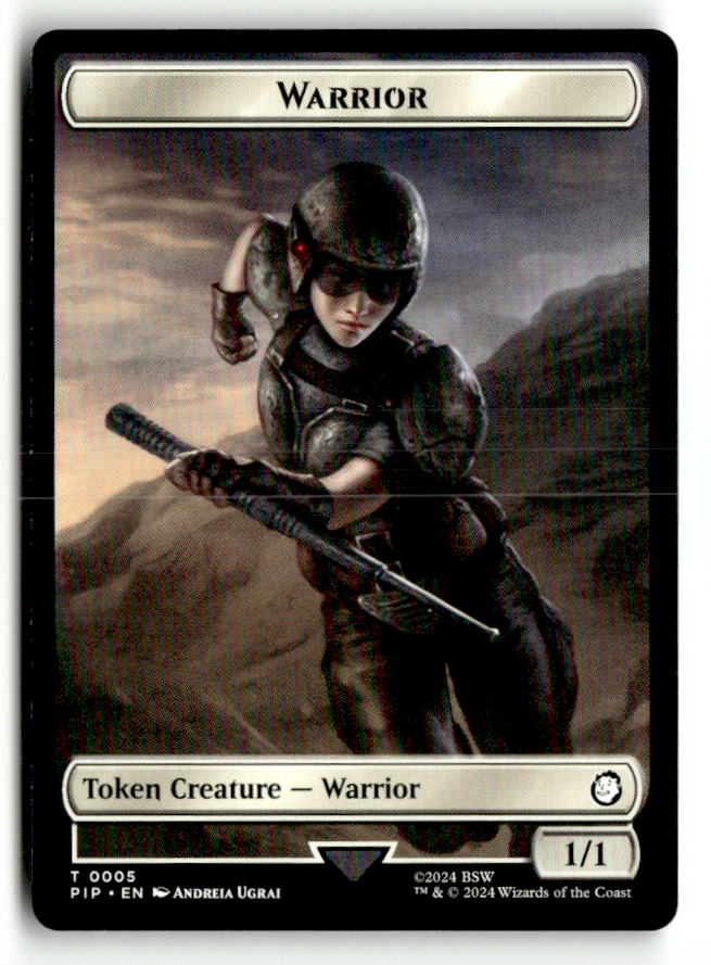 Warrior // Food (0012) Double-Sided Token
