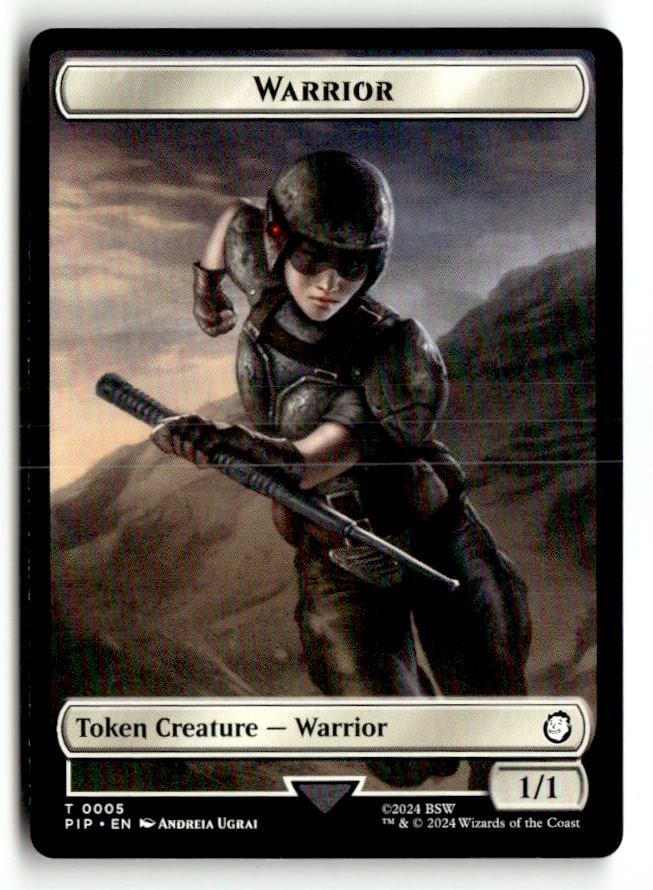 Soldier (0010) // Warrior Double-Sided Token