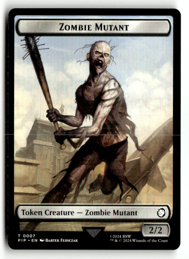 Zombie Mutant // Clue Double-Sided Token