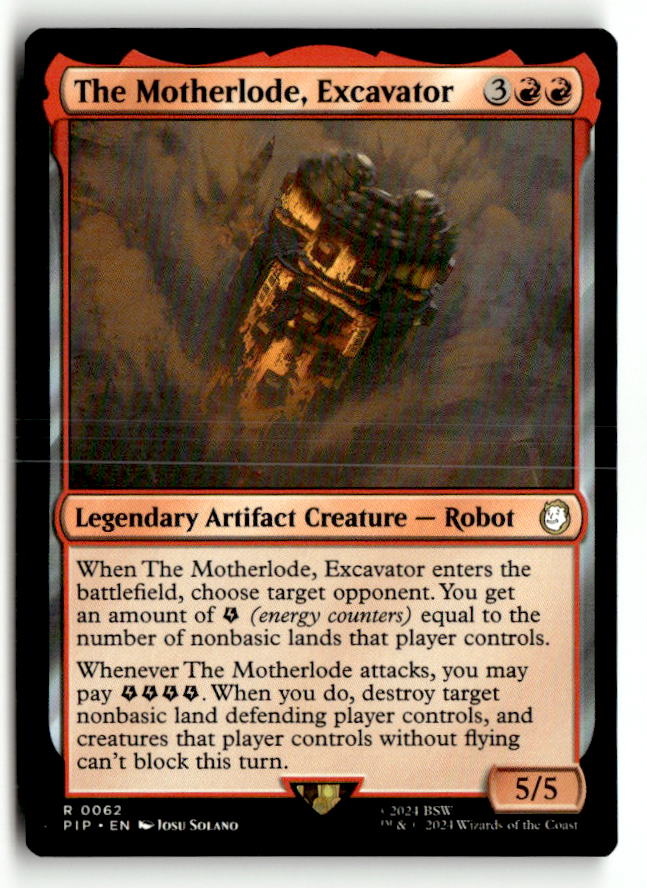 The Motherlode, Excavator