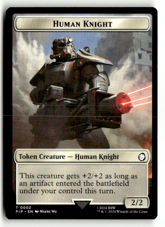 Copy // Human Soldier Double-Sided Token | Near Mint / English / Normal