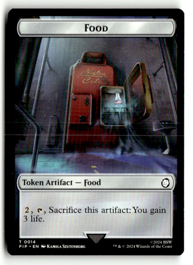 Robot // Food (0014) Double-Sided Token