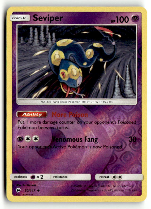 Seviper | Near Mint / English / Reverse Holofoil