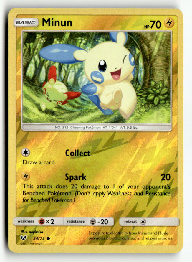 Minun | Near Mint / English / Reverse Holofoil