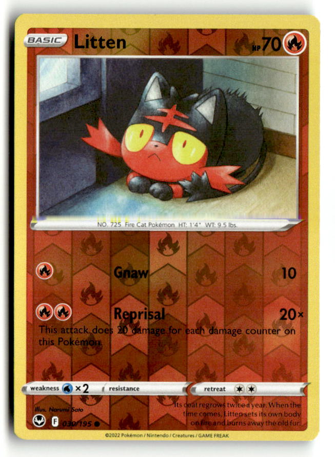 Litten | Near Mint / English / Reverse Holofoil