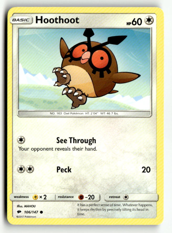 Hoothoot | Near Mint / English / Normal