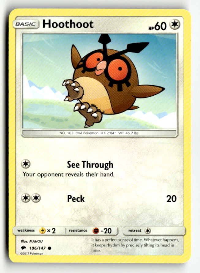 Hoothoot | Near Mint / English / Normal