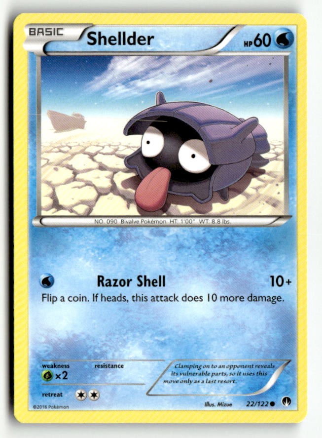 Shellder (22) | Near Mint / English / Normal
