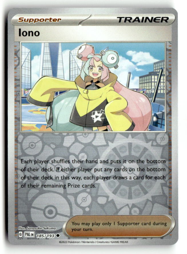 Iono - 185/193 - 2024 (Evan Pavelski) | Near Mint / English / Normal