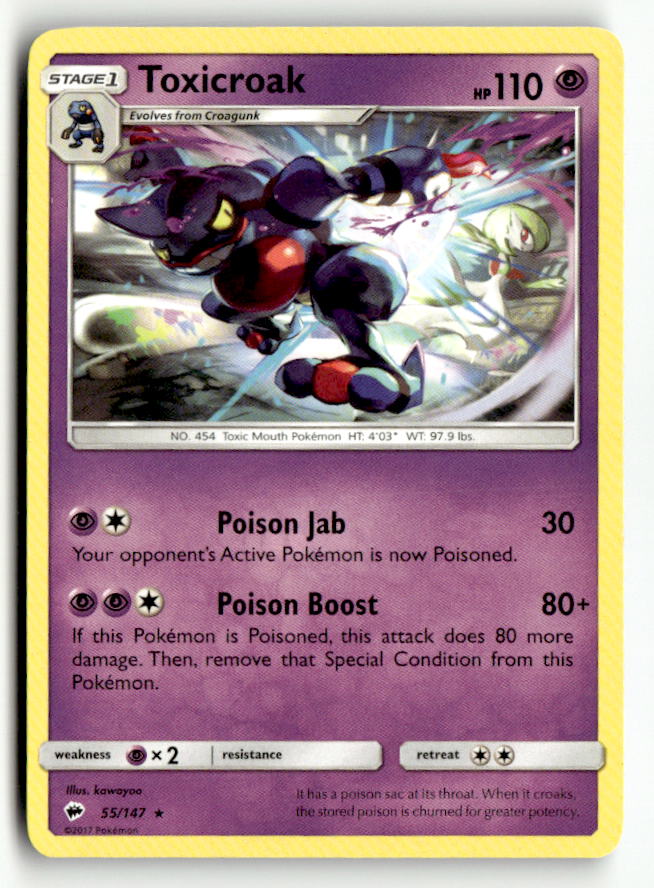 Toxicroak | Lightly Played / English / Normal