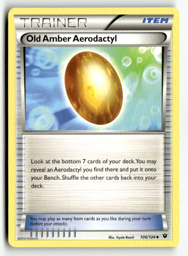 Old Amber Aerodactyl