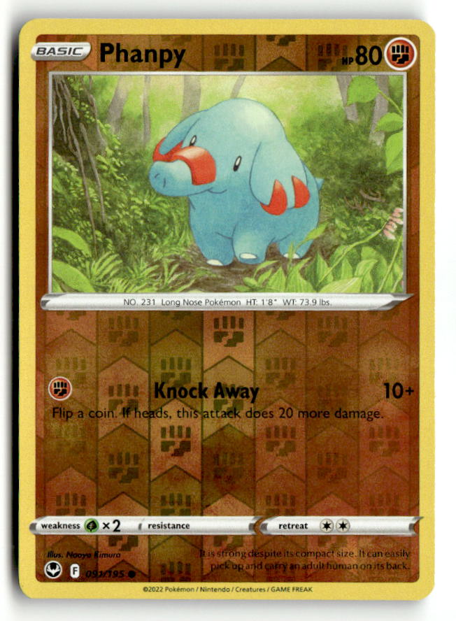 Phanpy | Lightly Played / English / Reverse Holofoil