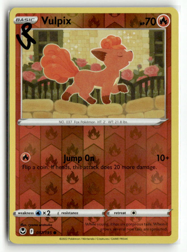 Vulpix | Lightly Played / English / Reverse Holofoil