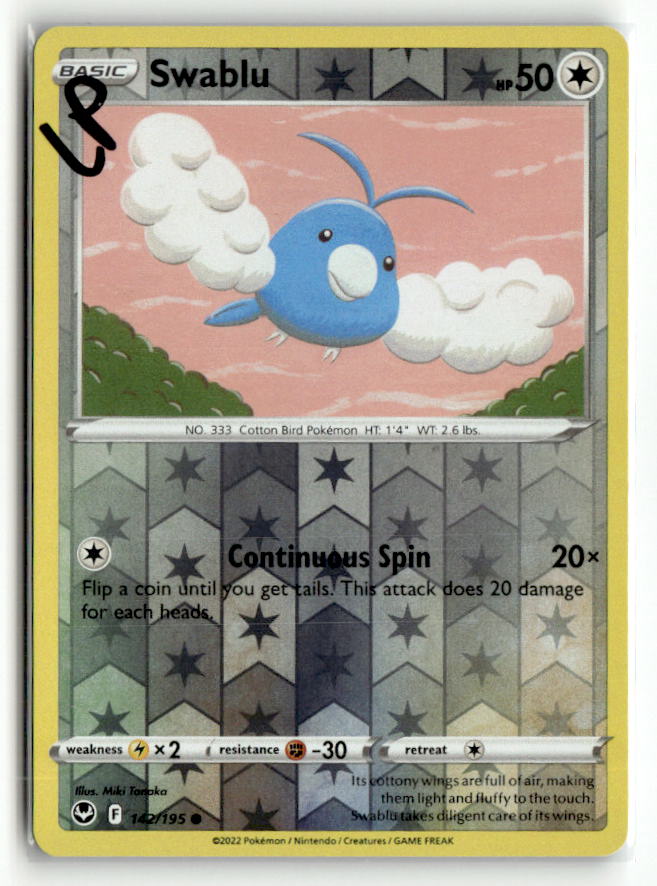 Swablu | Lightly Played / English / Reverse Holofoil